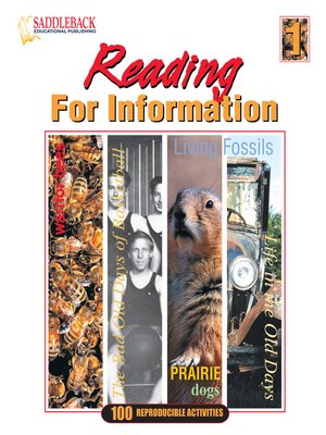cover image of Reading for Information 1